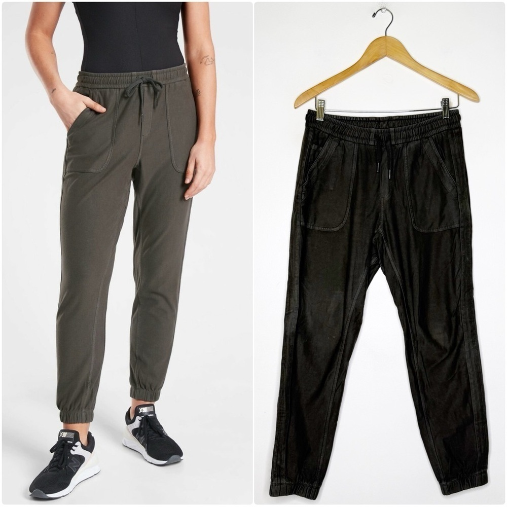 Athleta FARALLON Joggers Pants in Green Womens Active Sweatpants  Size 0